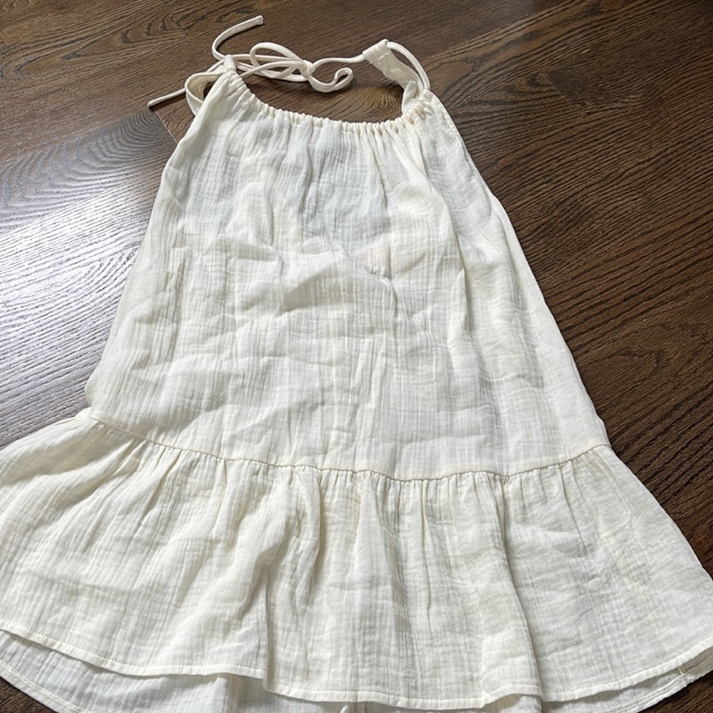 Tan target beach cover up.